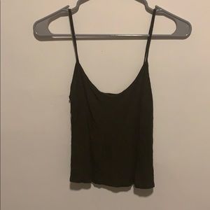 Deep green tank top